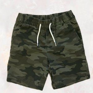 GapKids Boys Flat Front Pull-On Shorts - Camo - S (6/7)